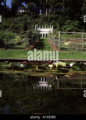 Le rococo Gardens à Painswick Gloucestershire Angleterre Grande-bretagne UK Banque D'Images