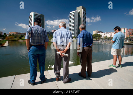 La NOUVELLE ZONE DE DIAGONAL MAR BARCELONA CITY BARCELONES PROVINCE DE CATALOGNE CATALOGNE ESPAGNE Banque D'Images