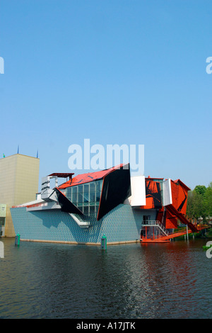 Le Groninger Museum, Groningen, Pays-Bas. Banque D'Images