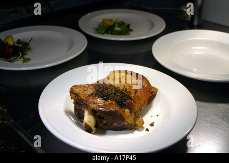 L'épaule rôti d'agneau de Nouvelle-Zélande Banque D'Images