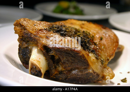 L'épaule rôti d'agneau de Nouvelle-Zélande Banque D'Images