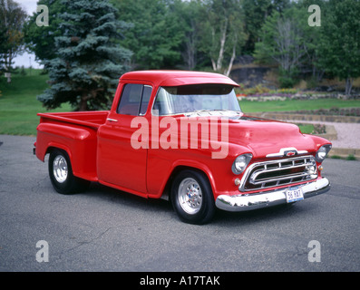 1956 Chevrolet pickup truck personnalisé Banque D'Images