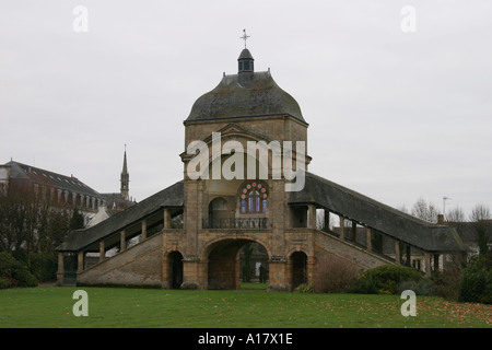 Ste Anne d'Auray pénitent escaliers Banque D'Images