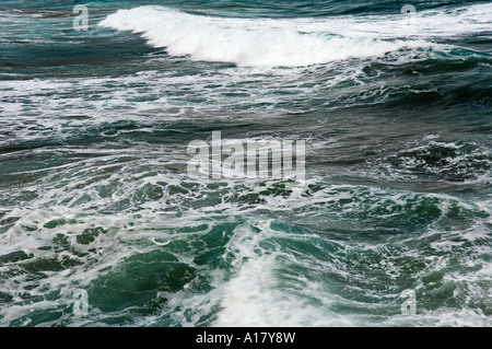 La turbulence des vagues des vagues Banque D'Images