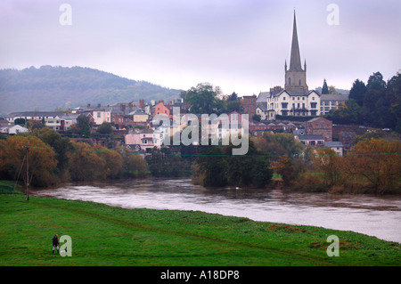 L'HEREFORDSHIRE VILLE DE ROSS ON WYE UK Banque D'Images