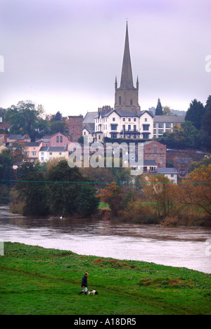 L'HEREFORDSHIRE VILLE DE ROSS ON WYE UK Banque D'Images