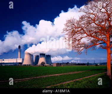 Centrale thermique au charbon, Drax, Yorkshire, Angleterre, Royaume-Uni Banque D'Images