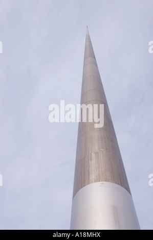 Objectifs du Millénaire pour le controversé monument Spike sur O'Connell Street à Dublin en Irlande Banque D'Images