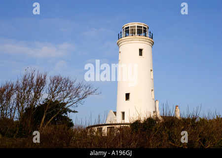 Observatoire d'oiseaux et le centre du champ, Portland Bill, Dorset, UK Banque D'Images