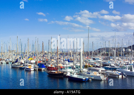 Port de Plaisance, Binic, Bretagne, France Banque D'Images