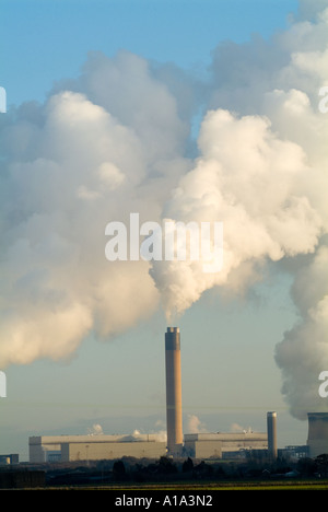 La vapeur de Drax Power Station, North Yorkshire, UK Banque D'Images