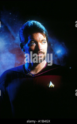 Star Trek La nouvelle génération Année 1987 1994 Directeur Corey Allen, Gabrielle Beaumont Jonathan Frakes William Riker se Riker Nu Banque D'Images