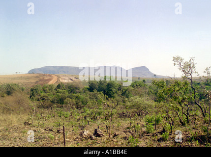 Morro da Baleia ou Whale Hill dans le Parque Nacional da Chapada dos Veadeiros Banque D'Images