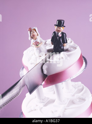 gâteau de mariage Banque D'Images
