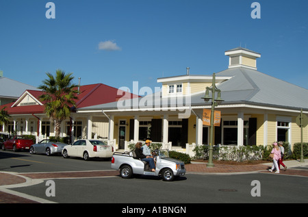 Un atterrissage Sumter exculsive village retraite. Les Villages Lady Lake Mid Florida USA. Banque D'Images