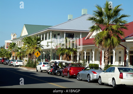 Un atterrissage Sumter exculsive village retraite. Les Villages Lady Lake Mid Florida USA. Banque D'Images