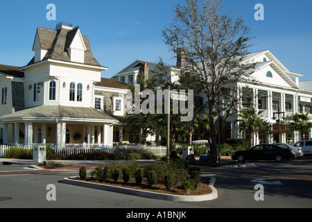 Un atterrissage Sumter exculsive village retraite. Les Villages Lady Lake Mid Florida USA. Banque D'Images