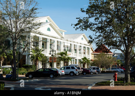 Un atterrissage Sumter exculsive village retraite. Les Villages Lady Lake Mid Florida USA. Banque D'Images