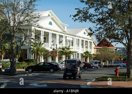 Un atterrissage Sumter exculsive village retraite. Les Villages Lady Lake Mid Florida USA. Banque D'Images