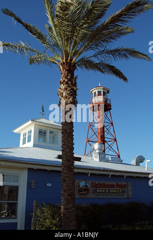 Un atterrissage Sumter exculsive village retraite. Les Villages Lady Lake Mid Florida USA. Banque D'Images