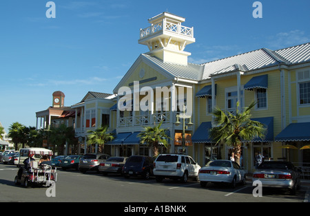 Un atterrissage Sumter exculsive village retraite. Les Villages Lady Lake Mid Florida USA. Banque D'Images