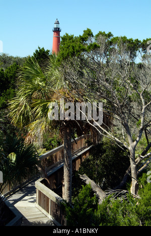 Lighthouse Point Park sur le Pont de Leon Inlet. Daytona Florida USA Banque D'Images