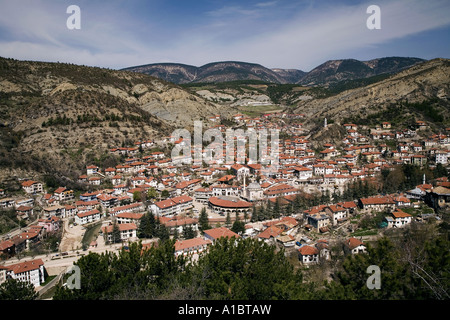 Vue panoramique de la ville de Bolu Turquie Goynuk Banque D'Images