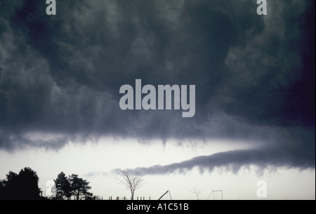 Destructeurs en colère Tempête sur la côte de Rhode Island Banque D'Images