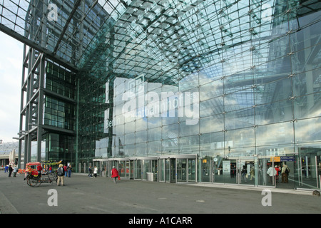 La gare centrale, l'ancienne gare Lehrter, Allemagne, Berlin Banque D'Images