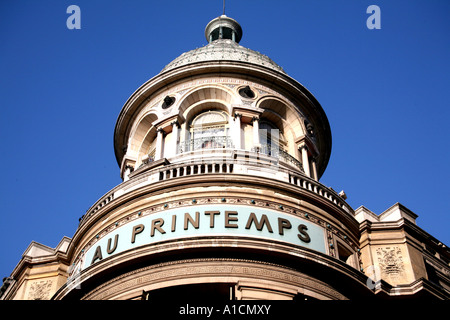 Grand magasin Le Printemps à Paris Banque D'Images