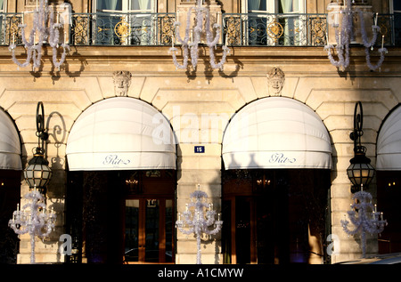 Hôtel Ritz à Paris Banque D'Images