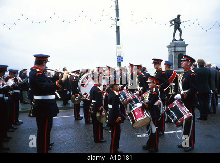 Rush Comté Port Antrim Irlande du Nord Rememberance Day Banque D'Images