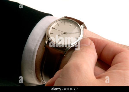 Réglages de la montre Banque D'Images