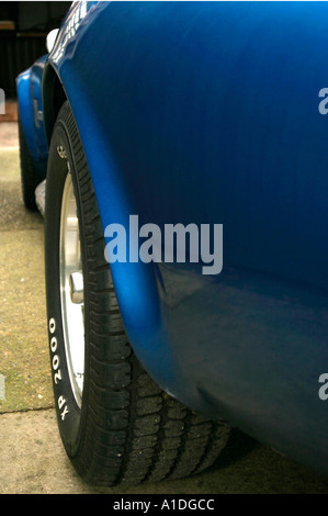 Close-up Side View of American Muscle Car Banque D'Images