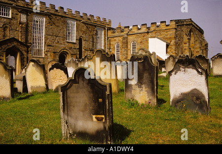 Entrée privée à l'église St Marys pew Cholmley Whitby, North Yorkshire Angleterre Royaume-Uni Royaume-Uni GB Grande Bretagne Banque D'Images