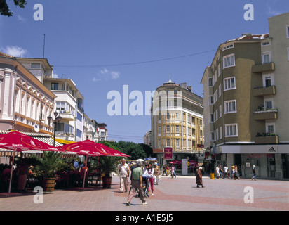 Plaza de Nezavisimost Varna, Bulgarie Banque D'Images