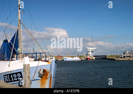 Port de pêche de Blåvand Danemark Banque D'Images