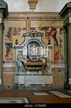 Tombe de Galilée Santa Croce Florence Italie Banque D'Images