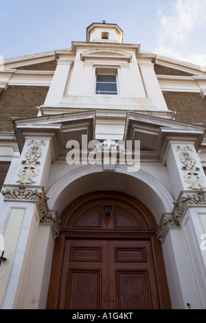 Façade d'église Stratford Londres Angleterre Banque D'Images