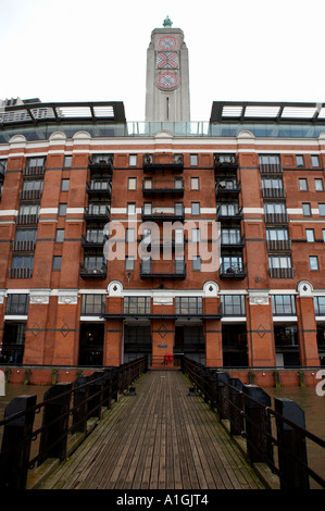 Vue de la Oxo Tower Wharf London uk Banque D'Images