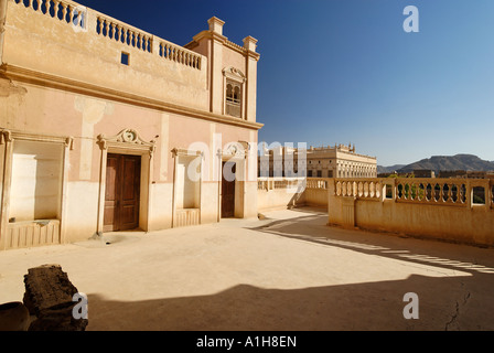 Al Kaff Palace Isch Schaa ville sainte de Wadi Hadramaout Yémen Tarim Banque D'Images