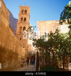 Saint Katherines monastère désert du Sinaï Egypte Afrique du Nord Banque D'Images