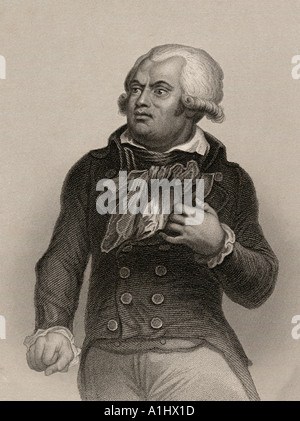 Georges Jacques Danton, 1759 - 1794. Leader révolutionnaire français. Banque D'Images