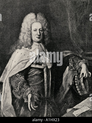 Henry St John, vicomte Bolingbroke, 1678 - 1751. Homme politique anglais, le fonctionnaire du gouvernement et le philosophe politique. Banque D'Images