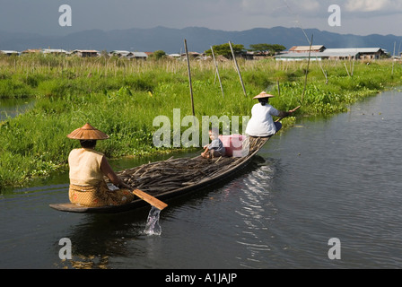 Lac Inle Myanmar Birmanie 2006 Banque D'Images