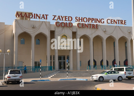 Abu Dhabi Emirats Arabes Unis Emirats Arabes Unis Madinat Zayed Shopping Center Gold Center HOMER SYKES Banque D'Images