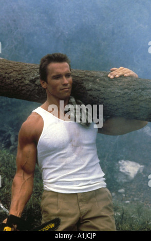 L'année 1985 Commando Réalisateur Mark L Lester Arnold Schwarzenegger Banque D'Images