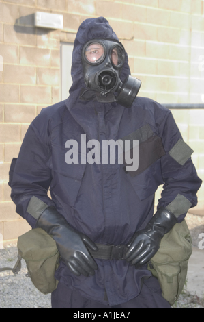 3380 Réaction Nucléaire Biologique Chimique agent de police a publié le contenu de la formation Banque D'Images