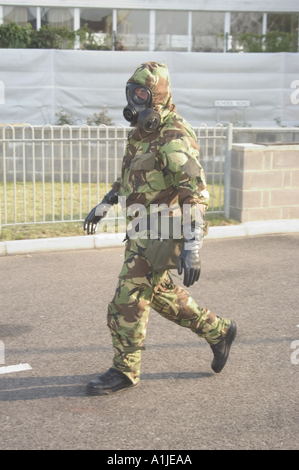 3380 Réaction Nucléaire Biologique Chimique agent de police a publié le contenu de la formation Banque D'Images