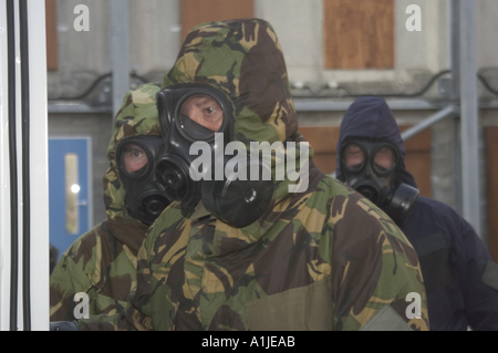 3380 Réaction Nucléaire Biologique Chimique agent de police a publié le contenu de la formation Banque D'Images